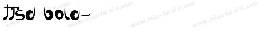 ttsd bold字体转换